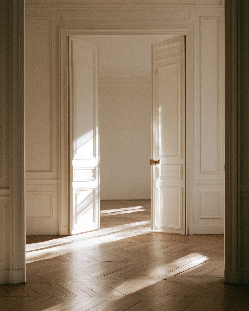 L'entrée dans la maison